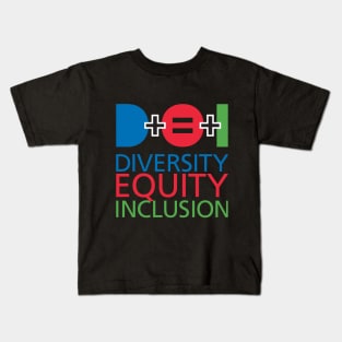 Diversity + Equity + Inclusion Kids T-Shirt